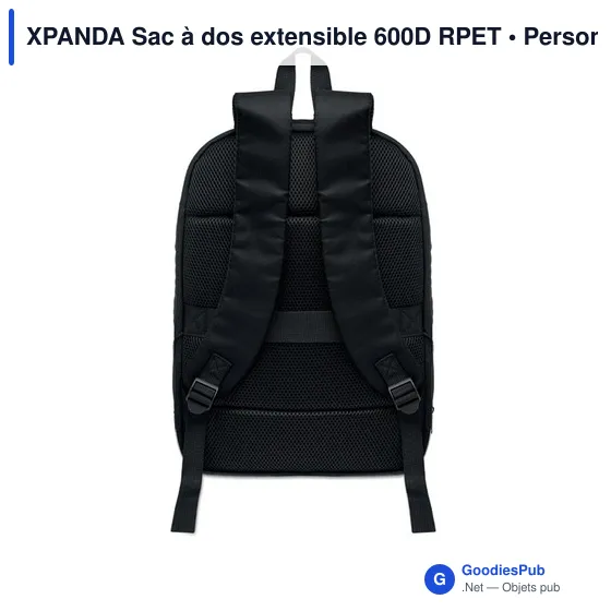 Sac à dos personnalisable pour ordinateur 16'' avec logo - XPANDA - Image 8