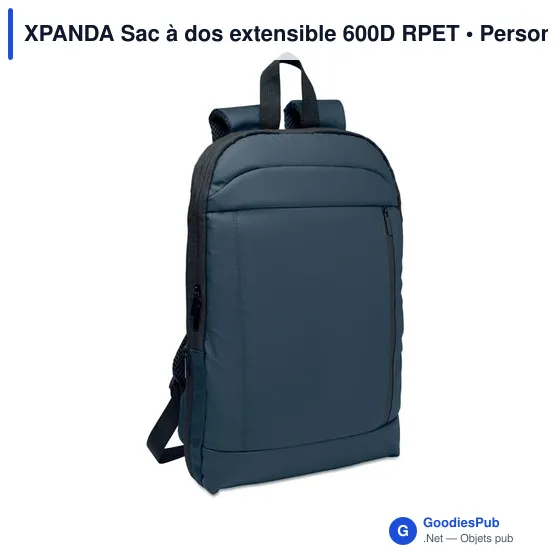 Sac à dos personnalisable pour ordinateur 16'' avec logo - XPANDA - Image 9