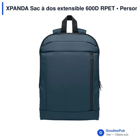 Sac à dos personnalisable pour ordinateur 16'' avec logo - XPANDA - Image 10