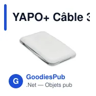 YAPO+ Câble 3 en 1 support téléphone - Miniature 2