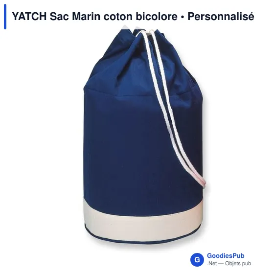 YATCH Sac Marin coton bicolore - Image 1