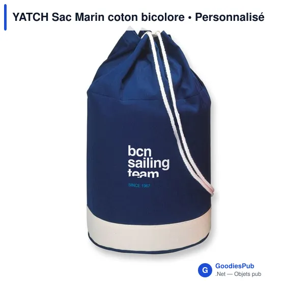 YATCH Sac Marin coton bicolore - Image 2