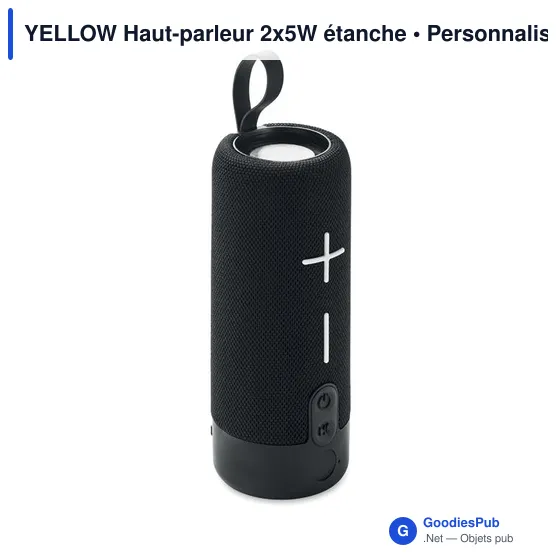 YELLOW Haut-parleur 2x5W étanche - Image 1