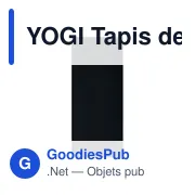 YOGI Tapis de yoga avec pochette. - Miniature 3