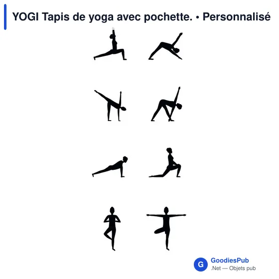 YOGI Tapis de yoga avec pochette. - Image 4