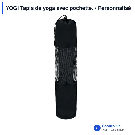 YOGI Tapis de yoga avec pochette. - Image 5