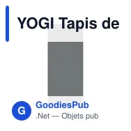 YOGI Tapis de yoga avec pochette. - Miniature 9