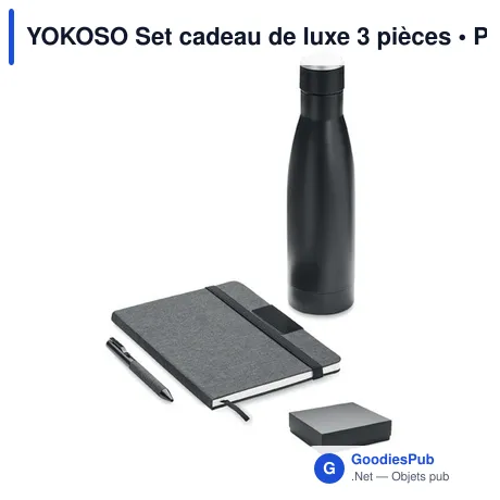 YOKOSO Set cadeau de luxe 3 pièces