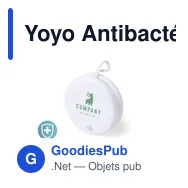 Yoyo Antibactérien personnalisable avec logo pour entreprises - Miniature 1