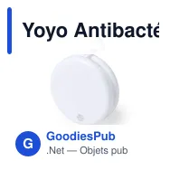 Yoyo Antibactérien personnalisable avec logo pour entreprises - Miniature 2