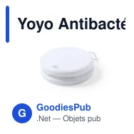Yoyo Antibactérien personnalisable avec logo pour entreprises - Miniature 4