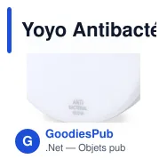 Yoyo Antibactérien personnalisable avec logo pour entreprises - Miniature 5