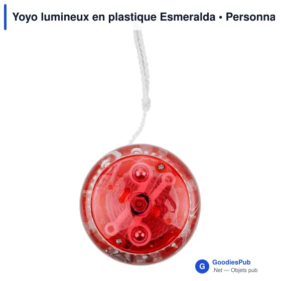Yoyo lumineux en plastique Esmeralda - Image 1