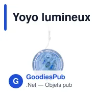 Yoyo lumineux en plastique Esmeralda - Miniature 3