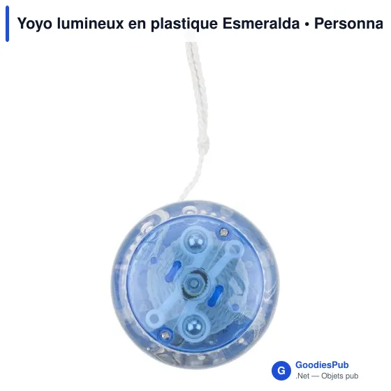 Yoyo lumineux en plastique Esmeralda - Image 3