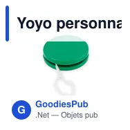 Yoyo personnalisé avec logo entreprise - Milux - Miniature 1