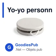 Yo-yo personnalisable en fibre de bambou avec logo - Yoyo Runux - Miniature 3