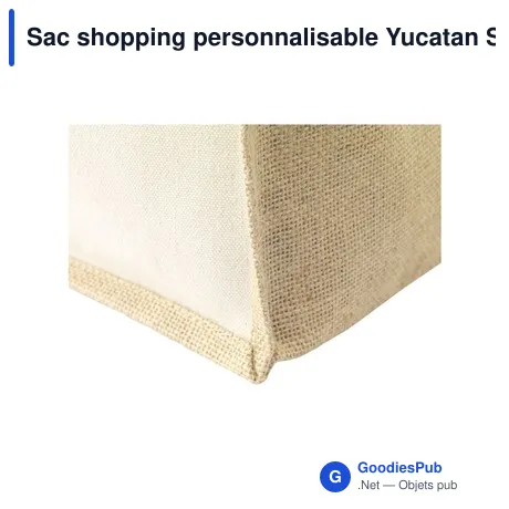 Sac shopping personnalisable Yucatan Shopper Organic Cotton avec logo