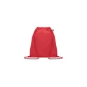Variante rouge - YUKI COLOUR Sac à cordon en coton organique