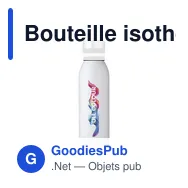 Bouteille isotherme personnalisable Yukon 600 ml avec logo - Miniature 1