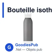 Bouteille isotherme personnalisable Yukon 600 ml avec logo - Miniature 5