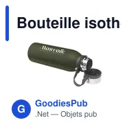 Bouteille isotherme personnalisable Yukon 600 ml avec logo - Miniature 8