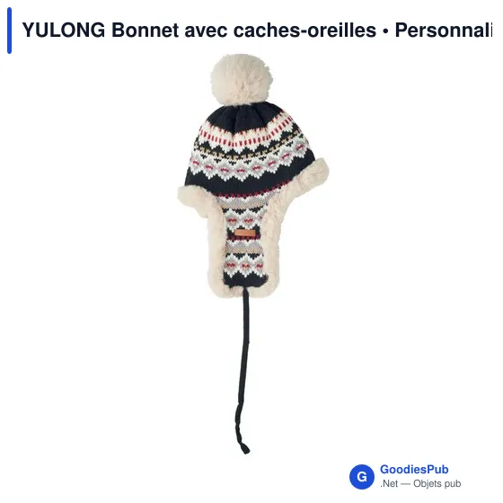 Bonnet tricoté personnalisable avec logo - YULONG - Image 8