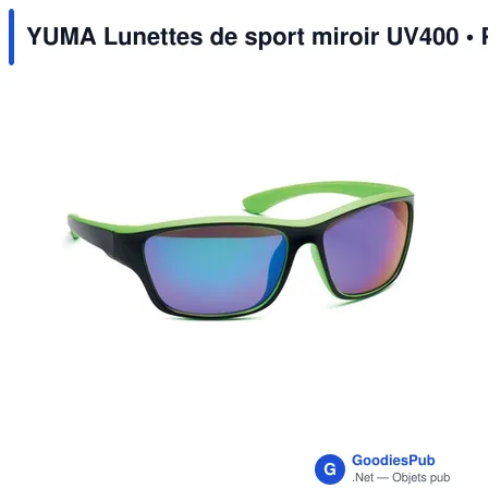 YUMA Lunettes de sport miroir UV400