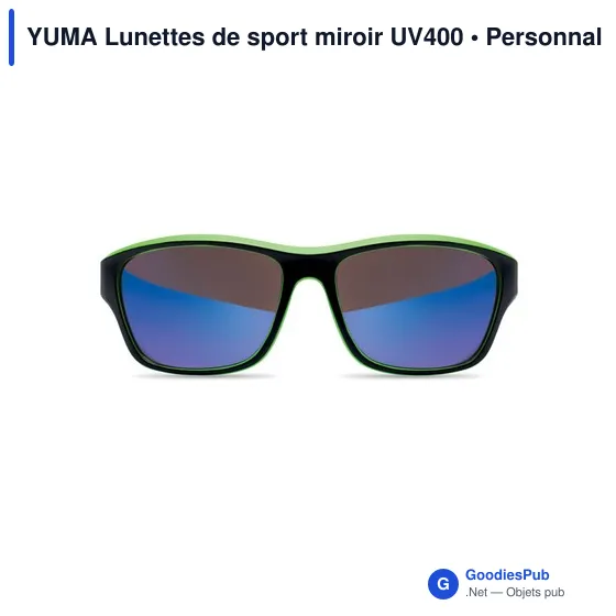 YUMA Lunettes de sport miroir UV400 - Image 3