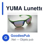 YUMA Lunettes de sport miroir UV400 - Miniature 5