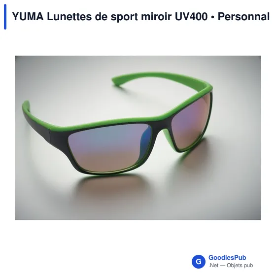 YUMA Lunettes de sport miroir UV400 - Image 5