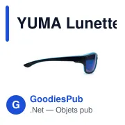 YUMA Lunettes de sport miroir UV400 - Miniature 7