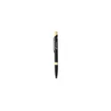 Variante noir - Stylo bille personnalisable en aluminium recyclé avec logo - Yuri GRS