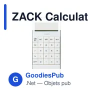 ZACK Calculatrice - Miniature 3