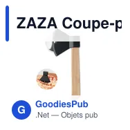 ZAZA Coupe-pizza manche en bambou - Miniature 1