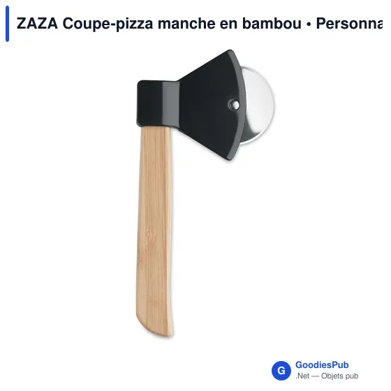 ZAZA Coupe-pizza manche en bambou - Image 2