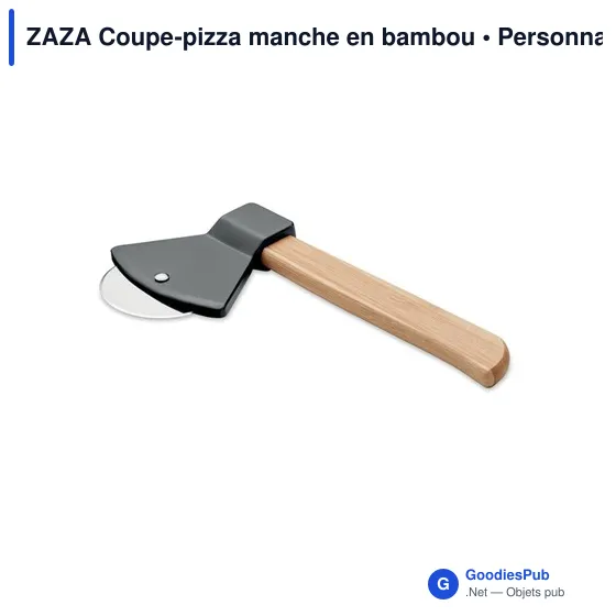 ZAZA Coupe-pizza manche en bambou - Image 3
