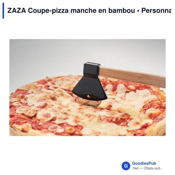 ZAZA Coupe-pizza manche en bambou - Image 5