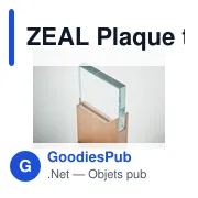 ZEAL Plaque trophée - Miniature 6