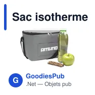 Sac isotherme personnalisable Zembla GRS RPET avec logo - Miniature 2