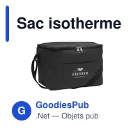 Sac isotherme personnalisable Zembla GRS RPET avec logo - Miniature 12