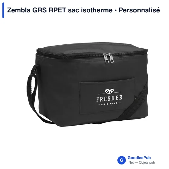 Sac isotherme personnalisable Zembla GRS RPET avec logo - Image 12