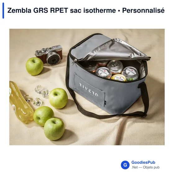 Sac isotherme personnalisable Zembla GRS RPET avec logo - Image 4