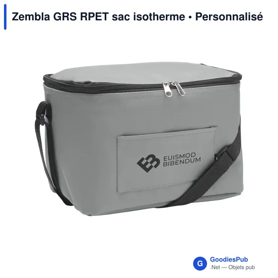 Sac isotherme personnalisable Zembla GRS RPET avec logo - Image 5