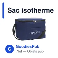 Sac isotherme personnalisable Zembla GRS RPET avec logo - Miniature 7