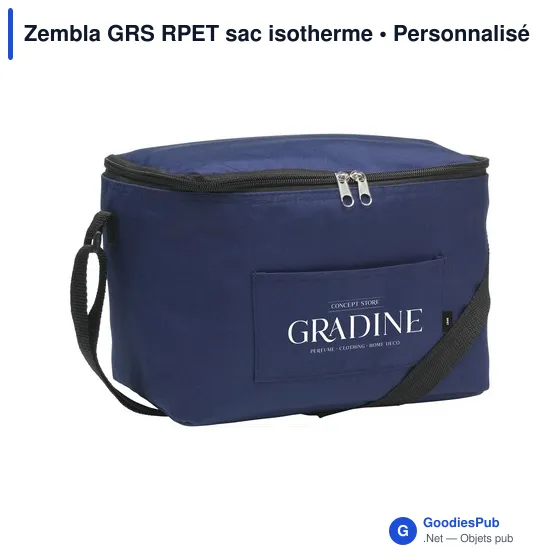 Sac isotherme personnalisable Zembla GRS RPET avec logo - Image 7