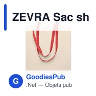 ZEVRA Sac shopping en coton 140 gr/m² - Miniature 9