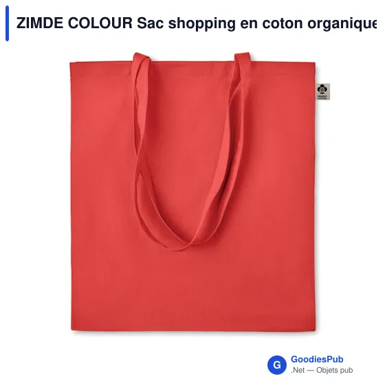 ZIMDE COLOUR Sac shopping en coton organique - Image 1