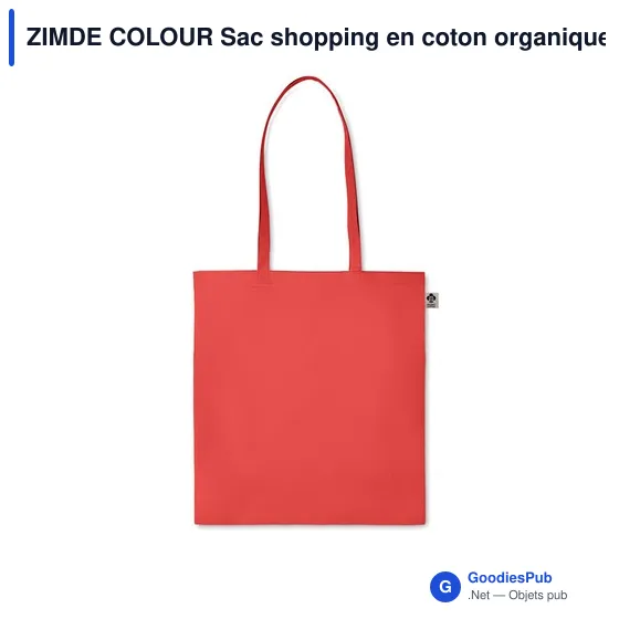 ZIMDE COLOUR Sac shopping en coton organique - Image 2