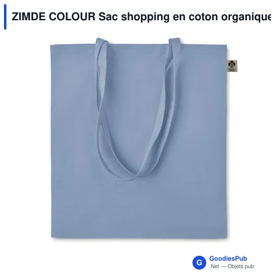 ZIMDE COLOUR Sac shopping en coton organique - Image 3
